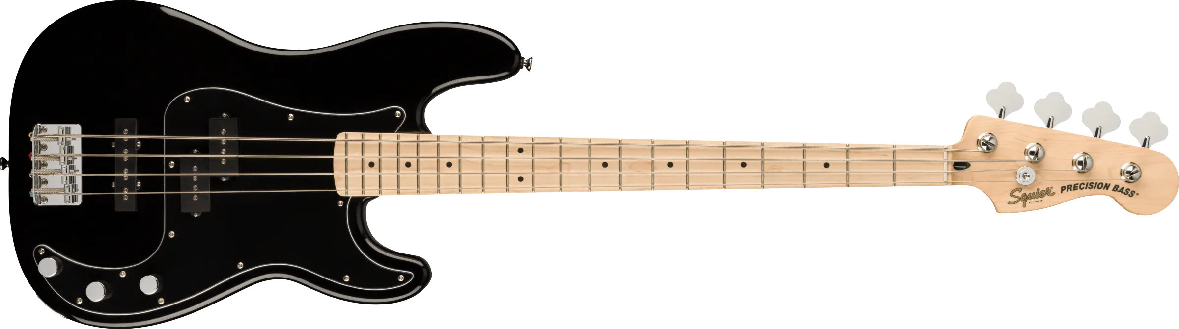 Fender Squier Affinity Series™ Precision Bass® PJ, Maple Fingerboard, Black Pickguard, Black