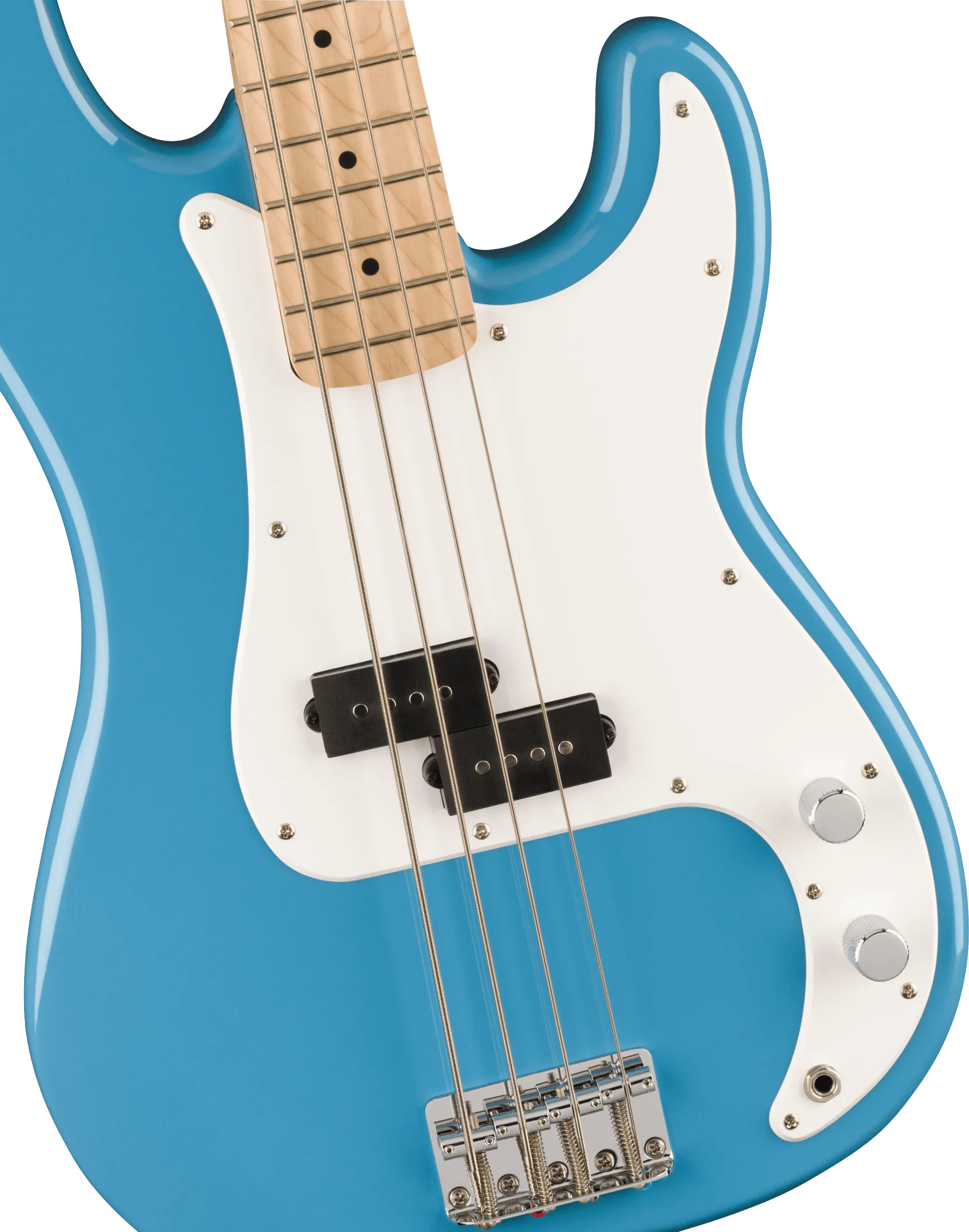 Fender Squier Sonic® Precision Bass®, Maple Fingerboard, White Pickguard, California Blue