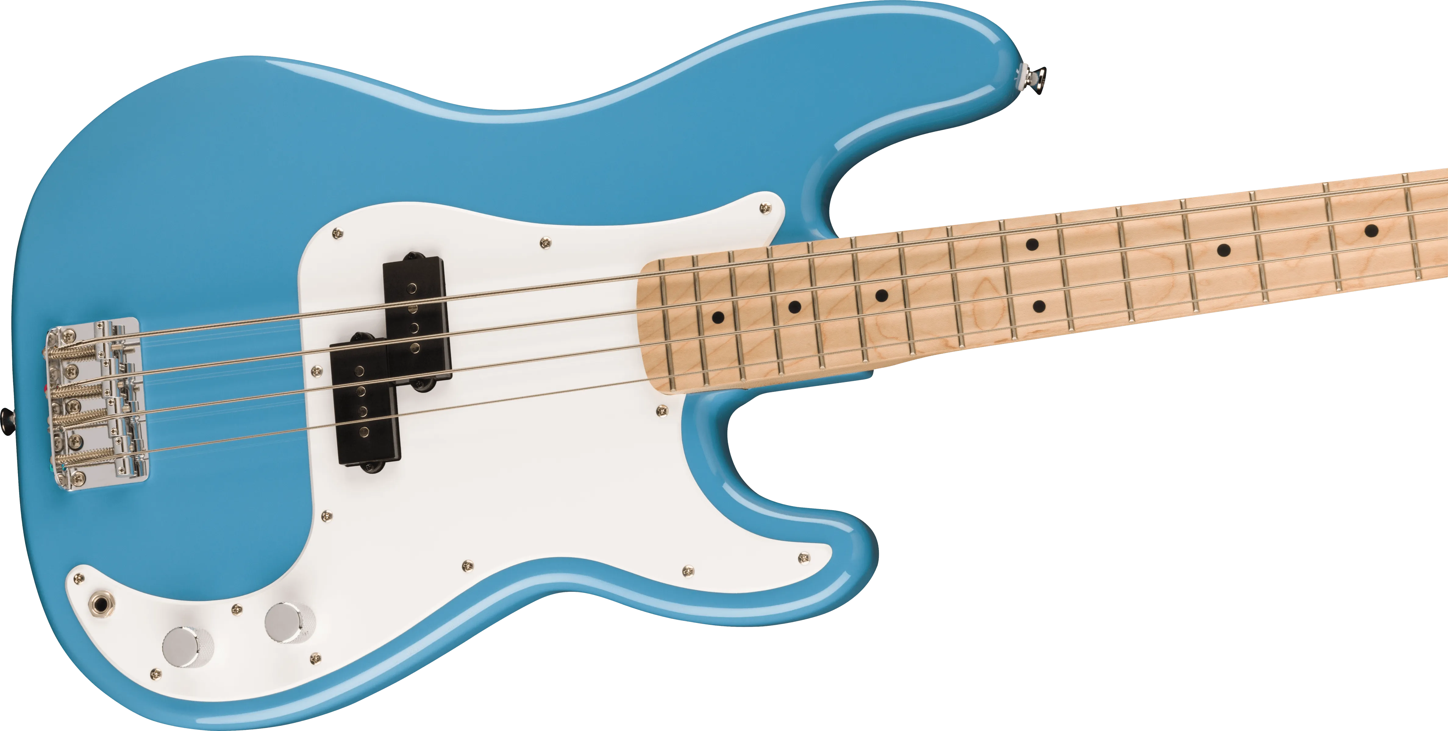 Fender Squier Sonic® Precision Bass®, Maple Fingerboard, White Pickguard, California Blue