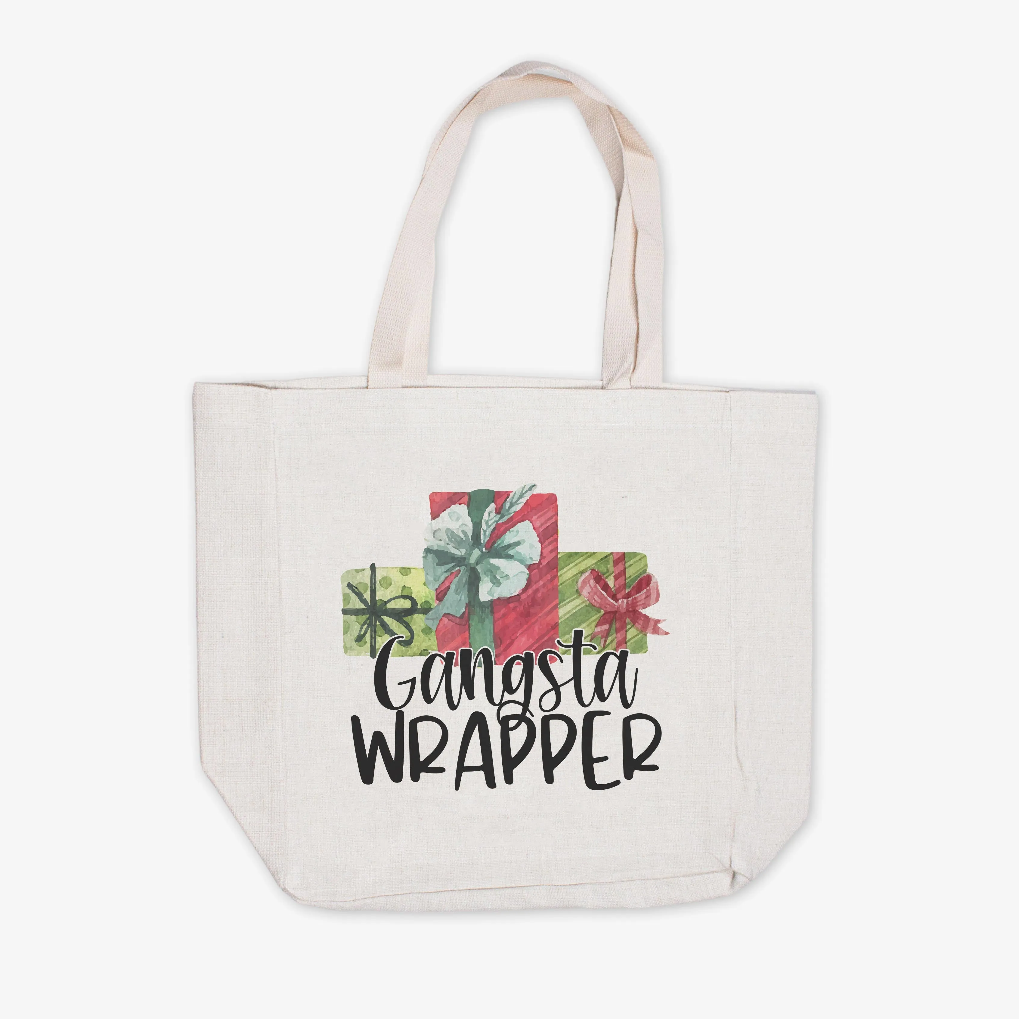 Gangsta Wrapper Christmas Tote Bag