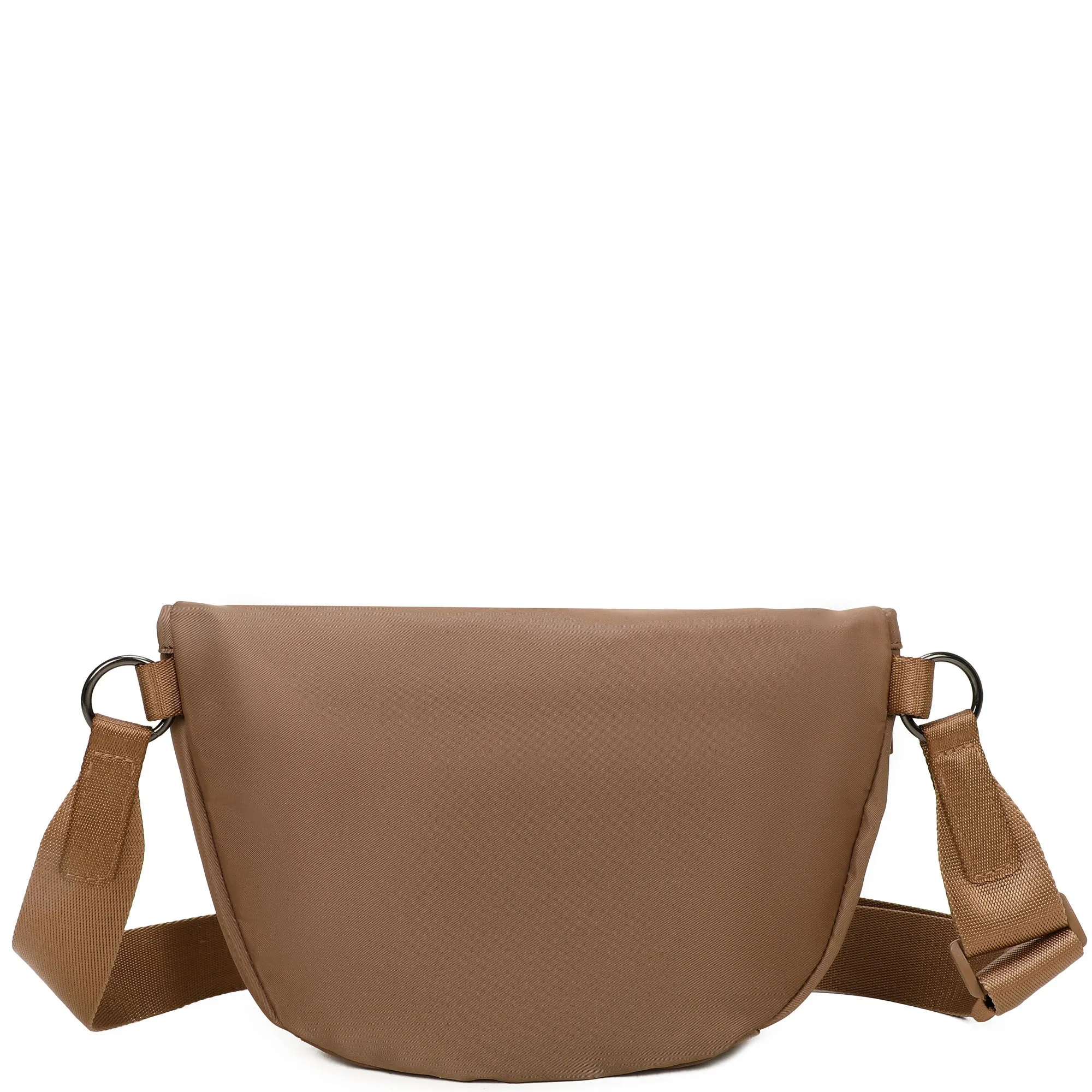 Hailey's Large Half Circle Nylon Bum Fanny Bag - Black