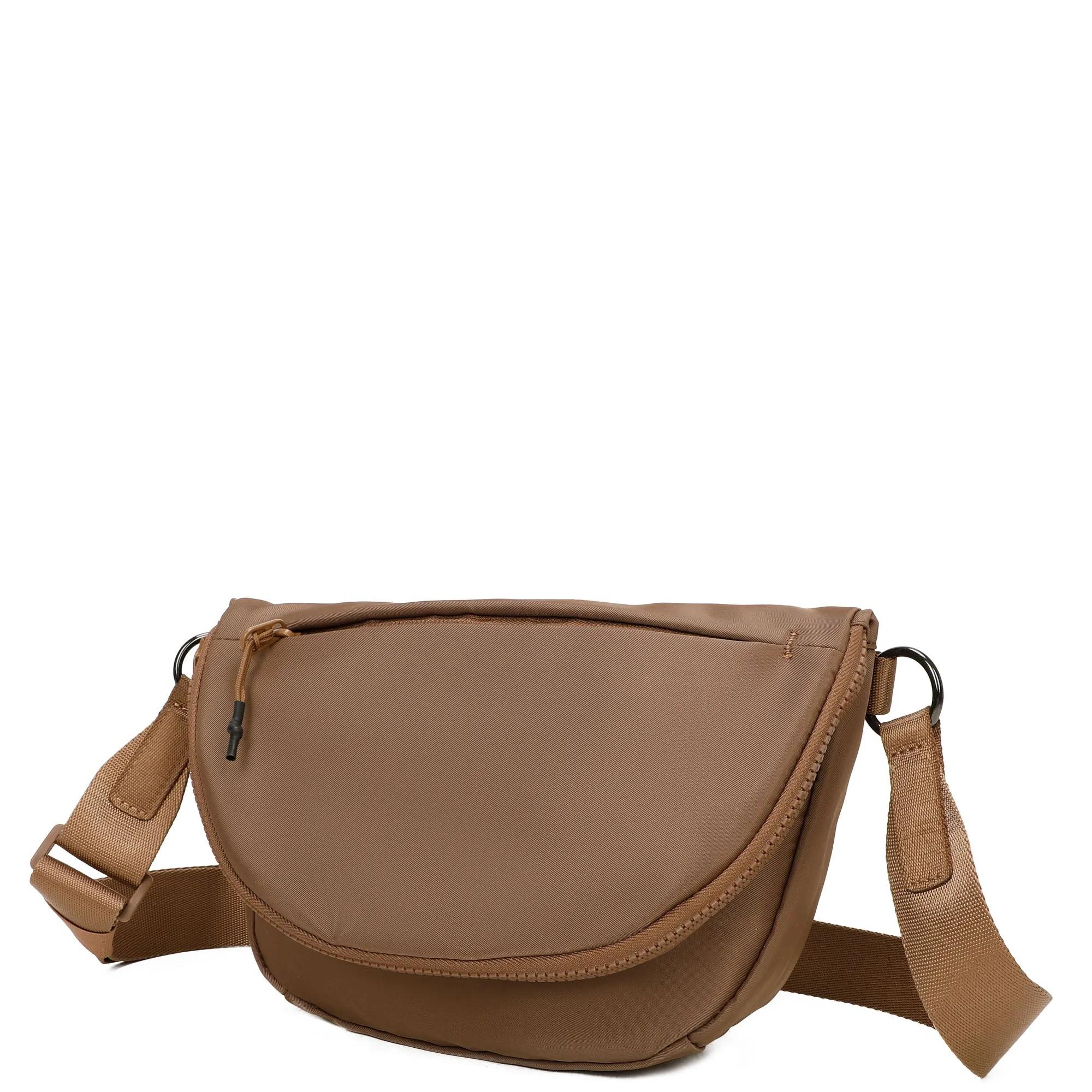 Hailey's Large Half Circle Nylon Bum Fanny Bag - Black