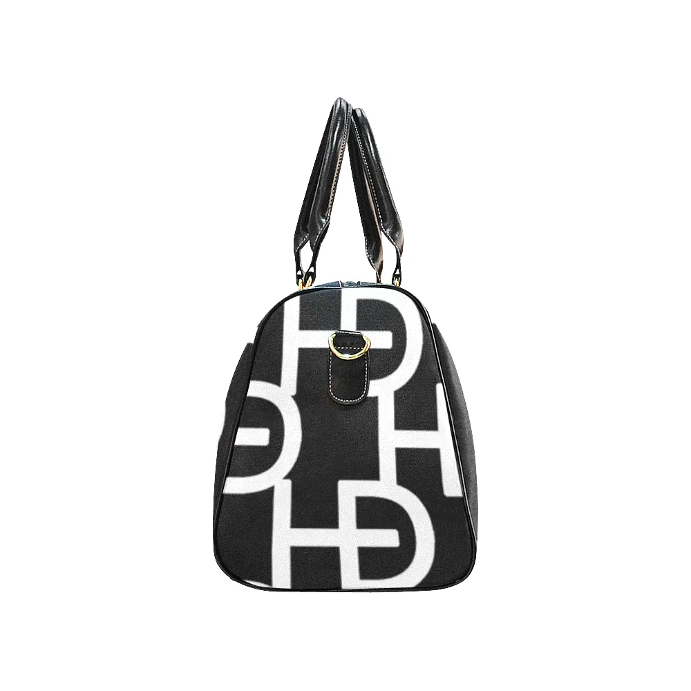 HEED NYC YAYA Black & White Large Logo Large Duffle Bag