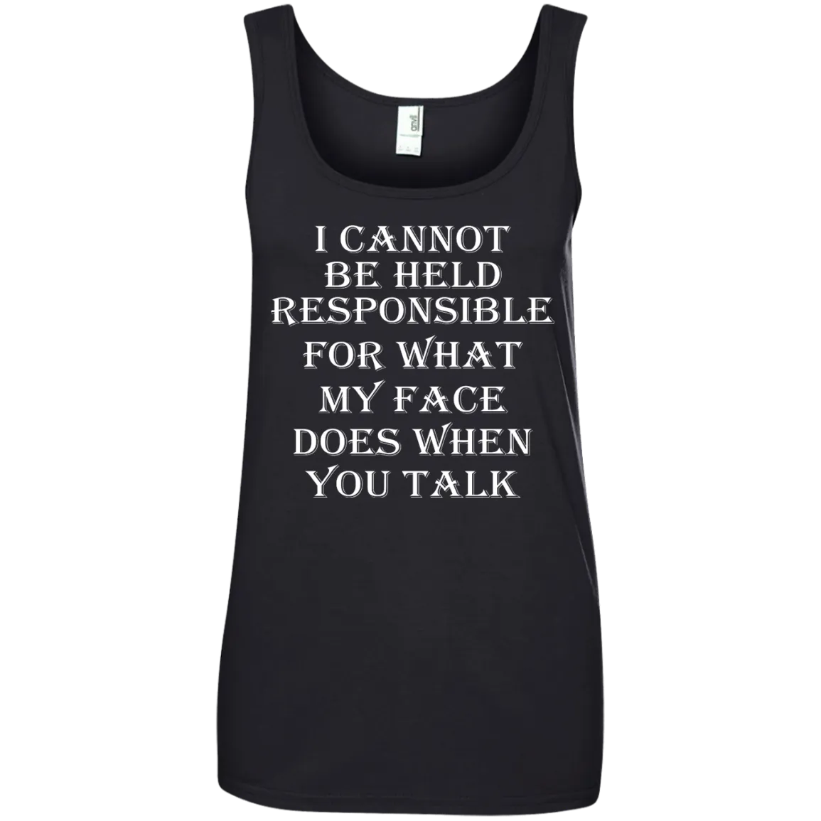 Held Responsible Ladies Tank Top