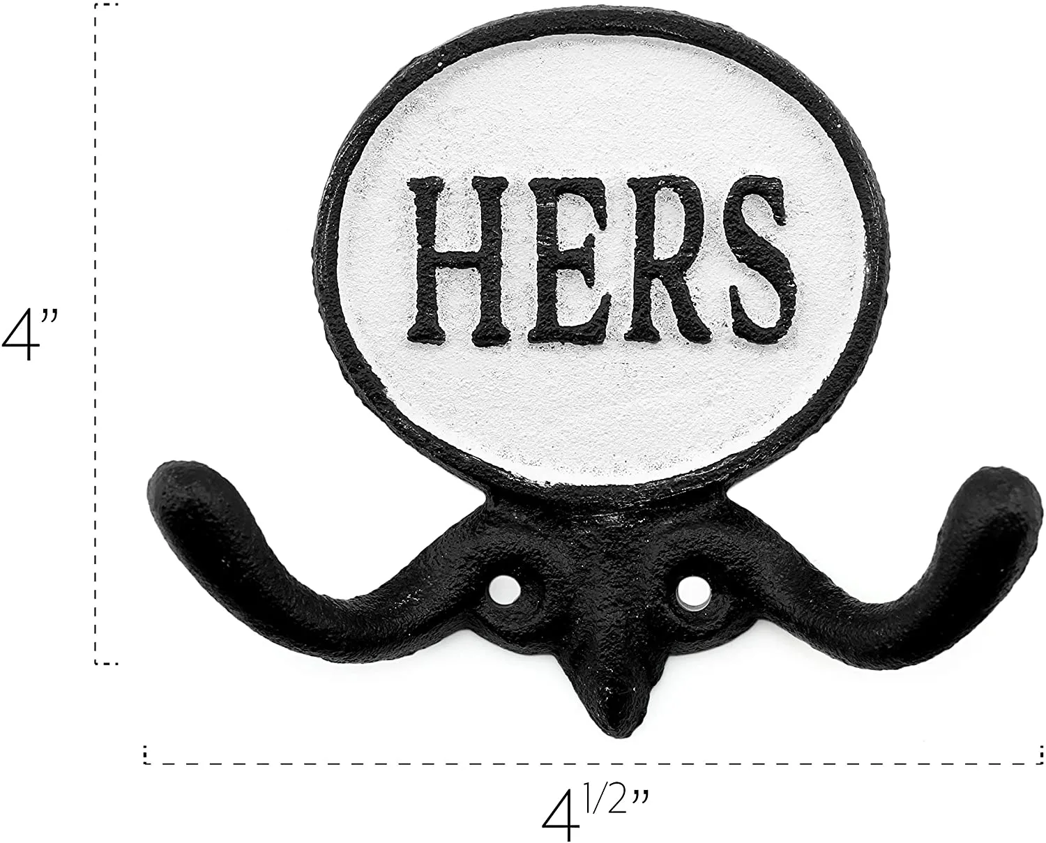 His and Hers Towel Hooks (Case of 14 Sets)