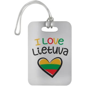 I Love Lietuva - Luggage Bag Tag