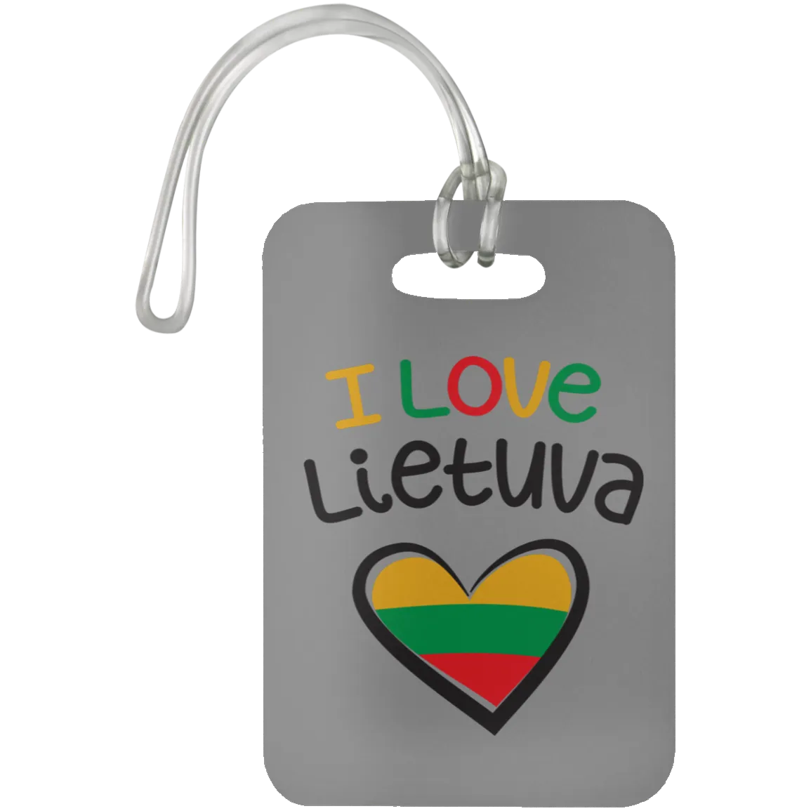 I Love Lietuva - Luggage Bag Tag