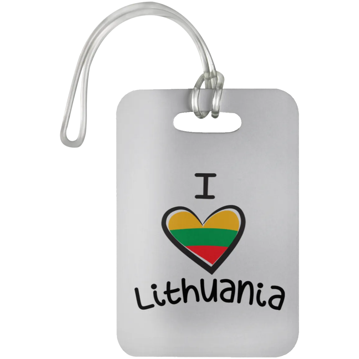 I Love Lithuania - Luggage Bag Tag