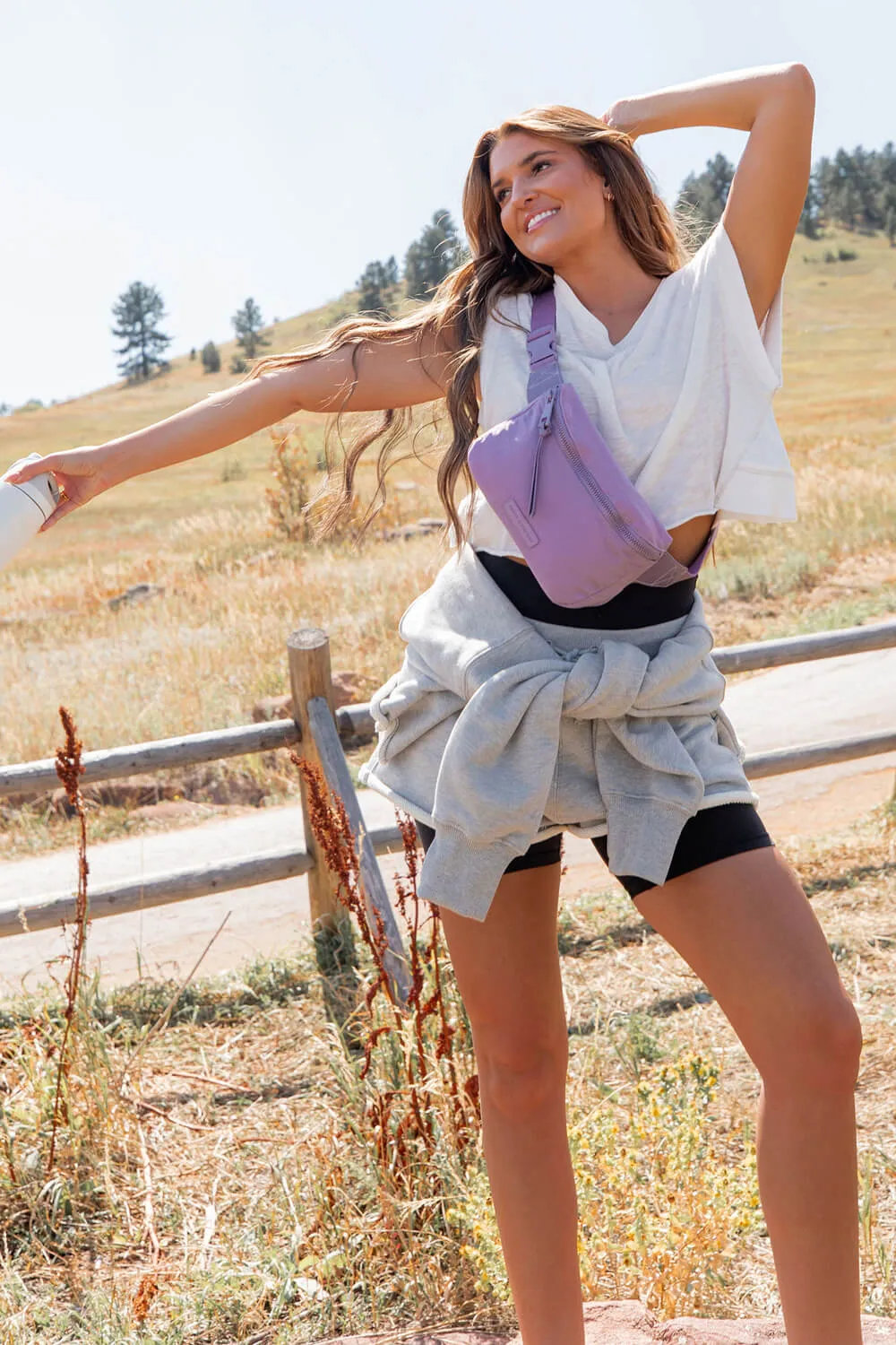 In Motion Belt Bag Mauve