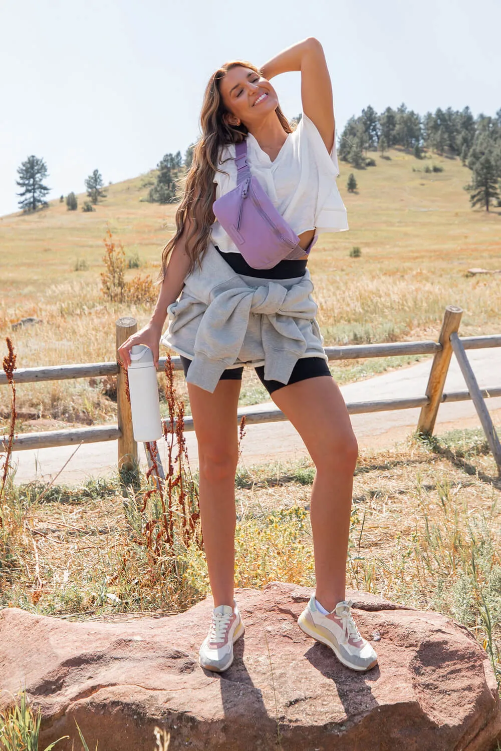 In Motion Belt Bag Mauve