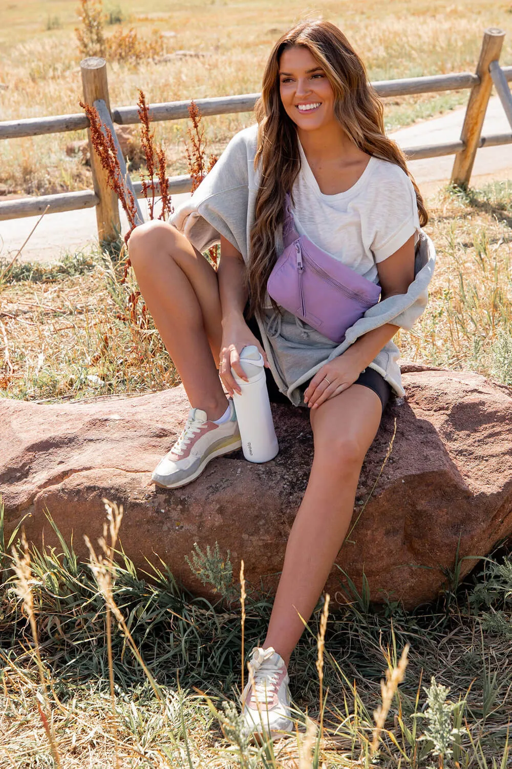 In Motion Belt Bag Mauve