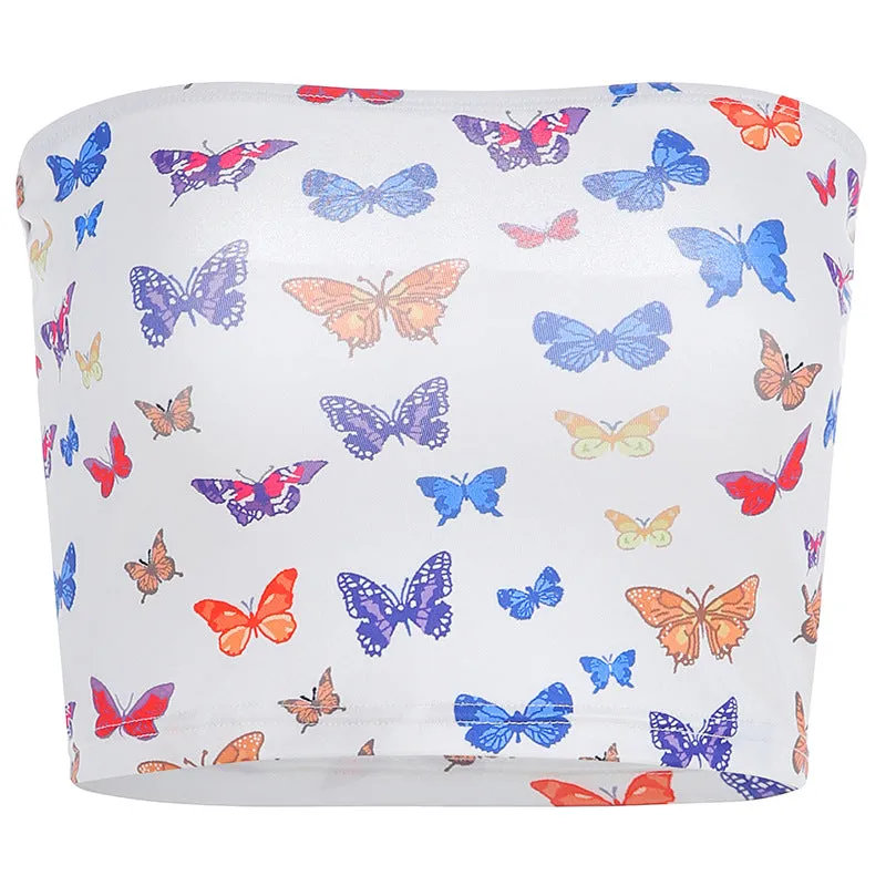 [@kaylahadlington] "COLORFUL BUTTERFLY" TOP K052305REVIEW