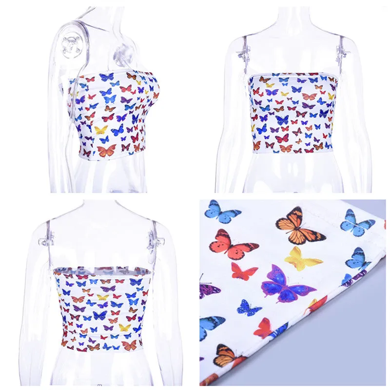 [@kaylahadlington] "COLORFUL BUTTERFLY" TOP K052305REVIEW
