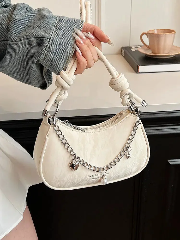 Knotted Strap Shoulder Bag