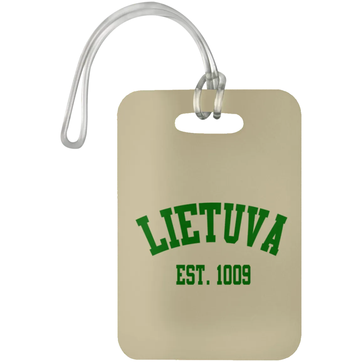 Lietuva Est. 1009 - Luggage Bag Tag