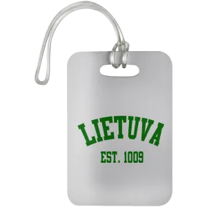 Lietuva Est. 1009 - Luggage Bag Tag