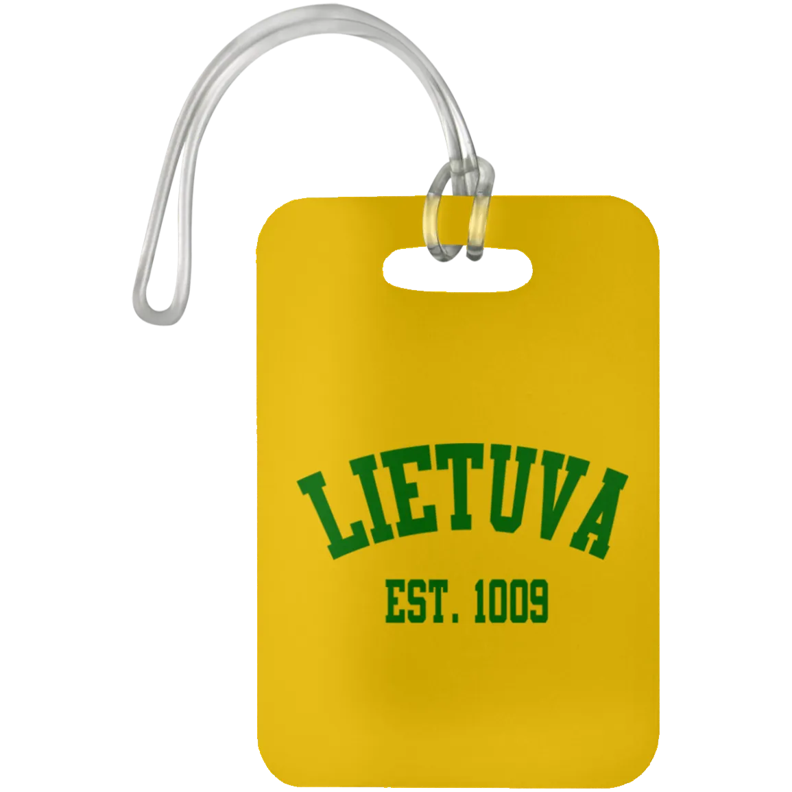 Lietuva Est. 1009 - Luggage Bag Tag