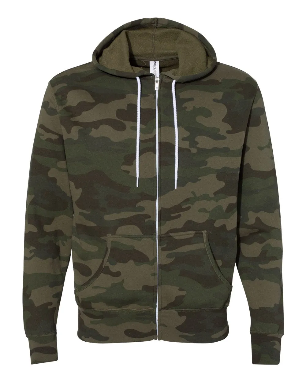 Lightweight Full-Zip Hooded Sweatshirt