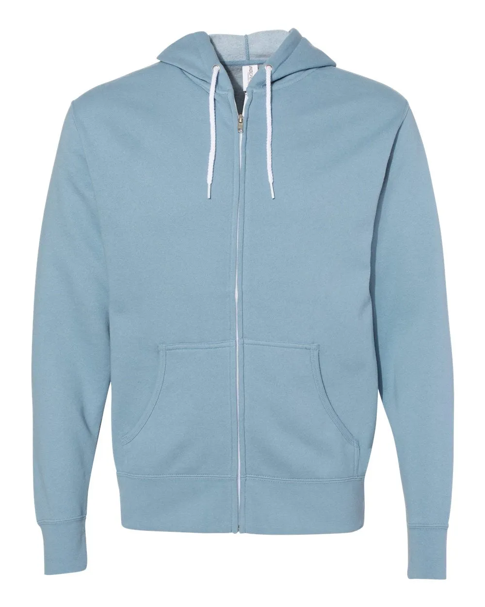 Lightweight Full-Zip Hooded Sweatshirt