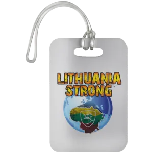 Lithuania Strong - Luggage Bag Tag
