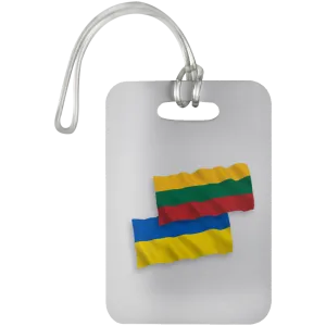 Lithuania Ukraine Flag - Luggage Bag Tag