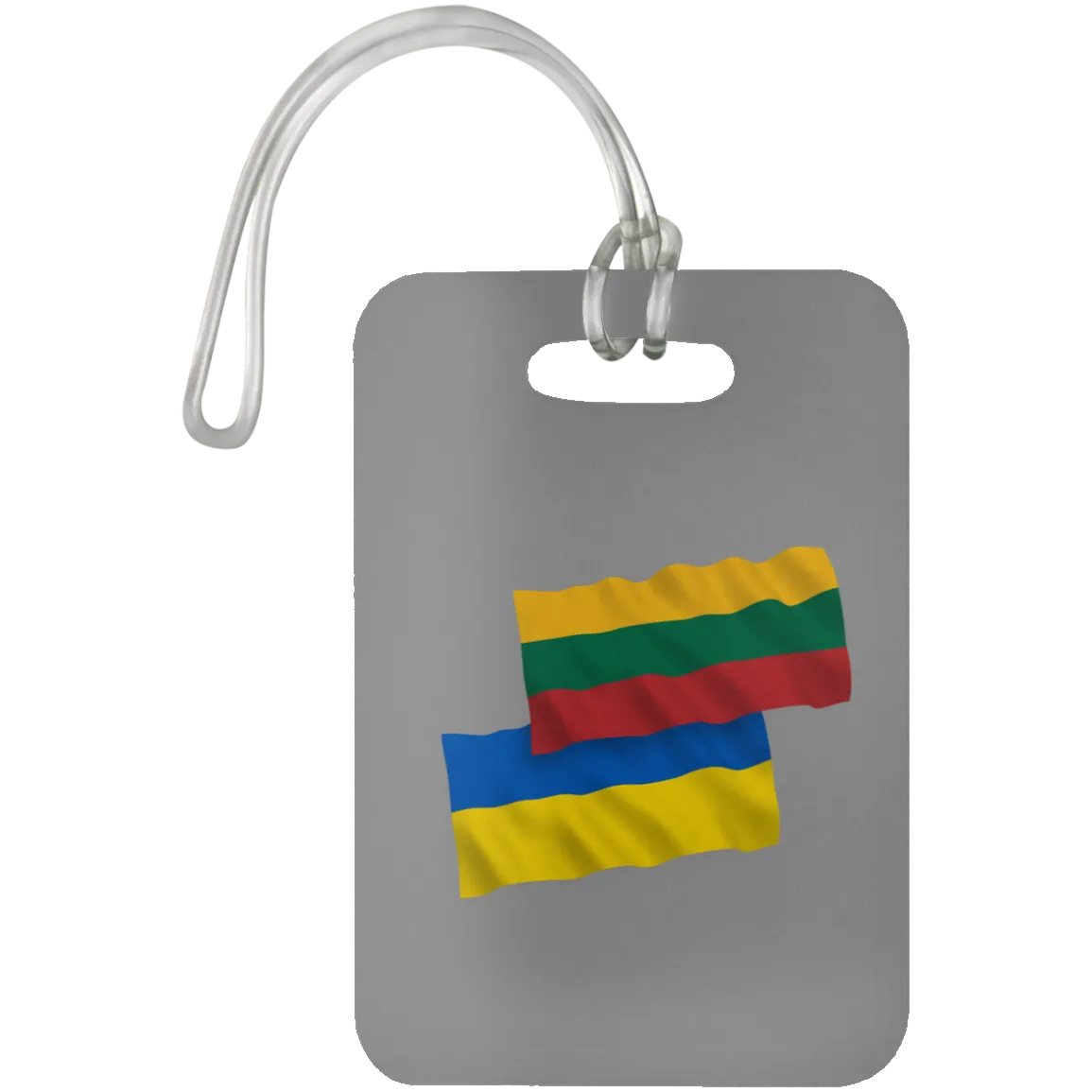 Lithuania Ukraine Flag - Luggage Bag Tag