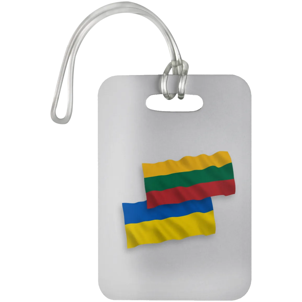 Lithuania Ukraine Flag - Luggage Bag Tag
