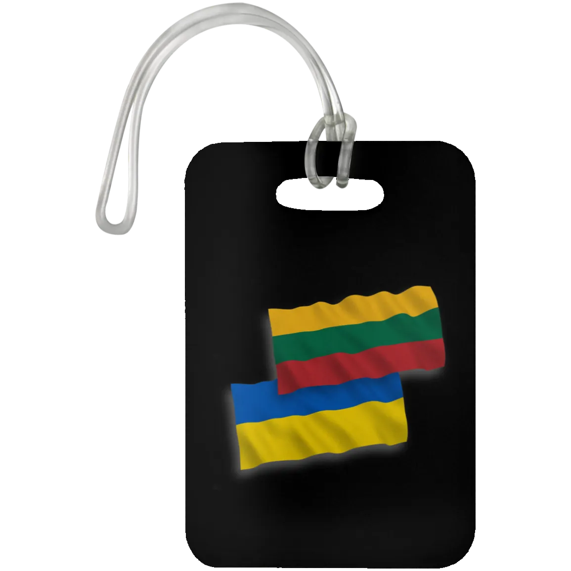 Lithuania Ukraine Flag - Luggage Bag Tag