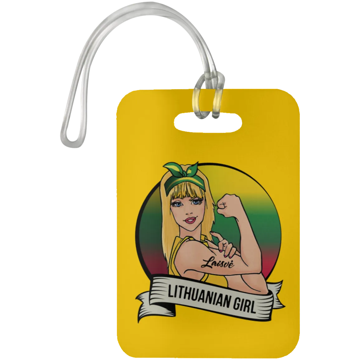 Lithuanian Girl - Luggage Bag Tag