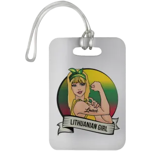 Lithuanian Girl - Luggage Bag Tag