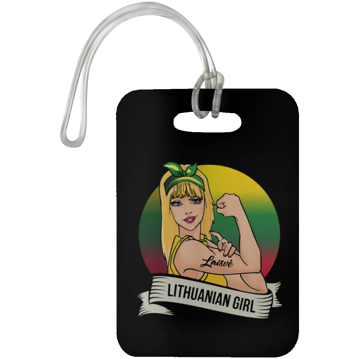Lithuanian Girl - Luggage Bag Tag