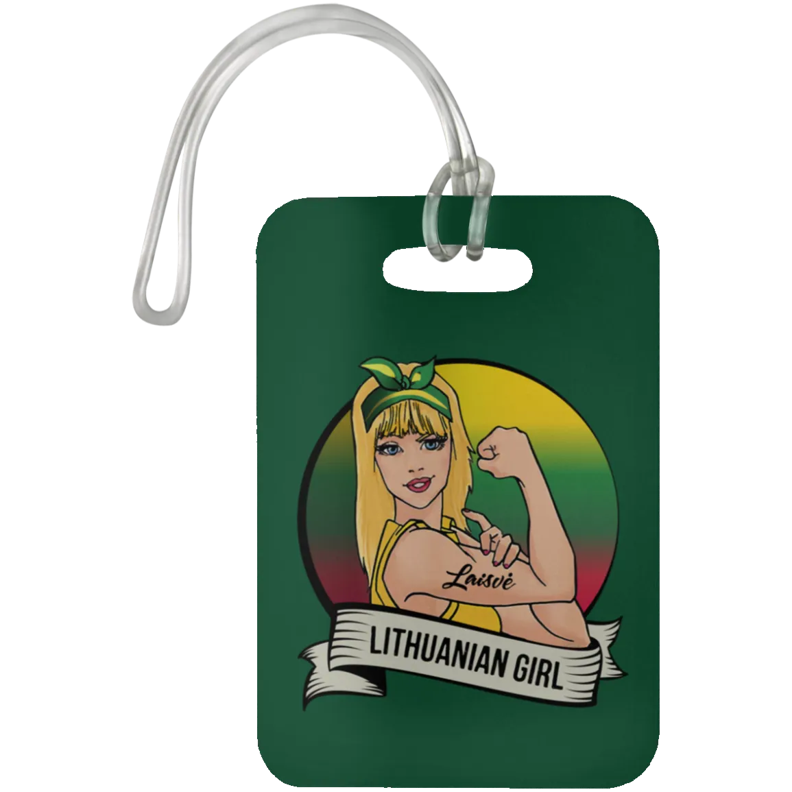 Lithuanian Girl - Luggage Bag Tag