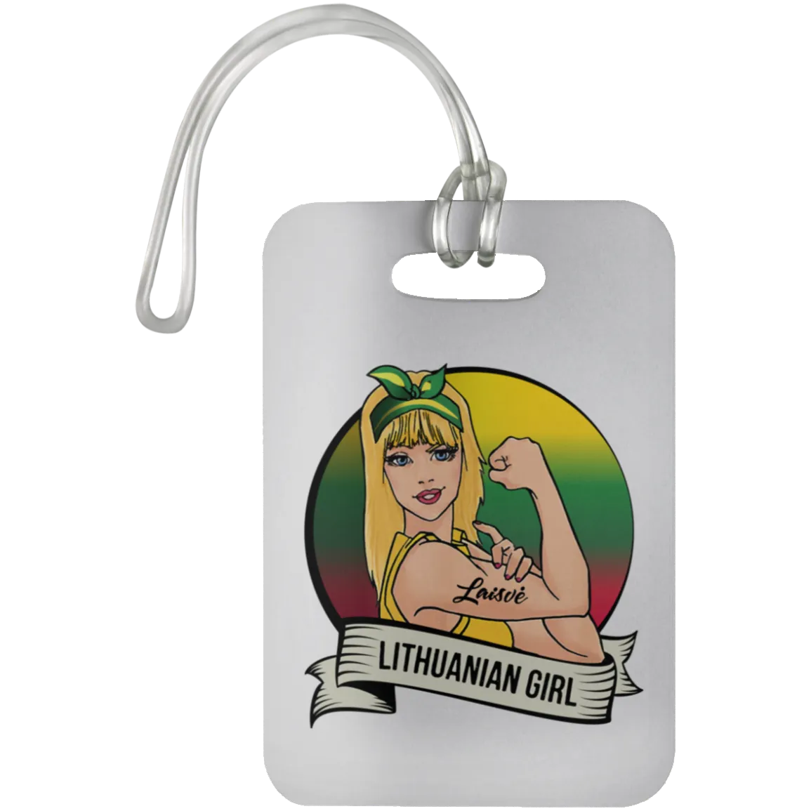 Lithuanian Girl - Luggage Bag Tag