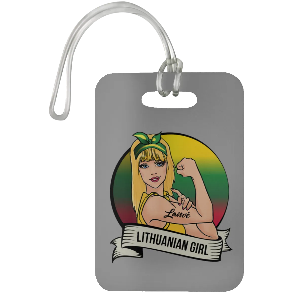 Lithuanian Girl - Luggage Bag Tag