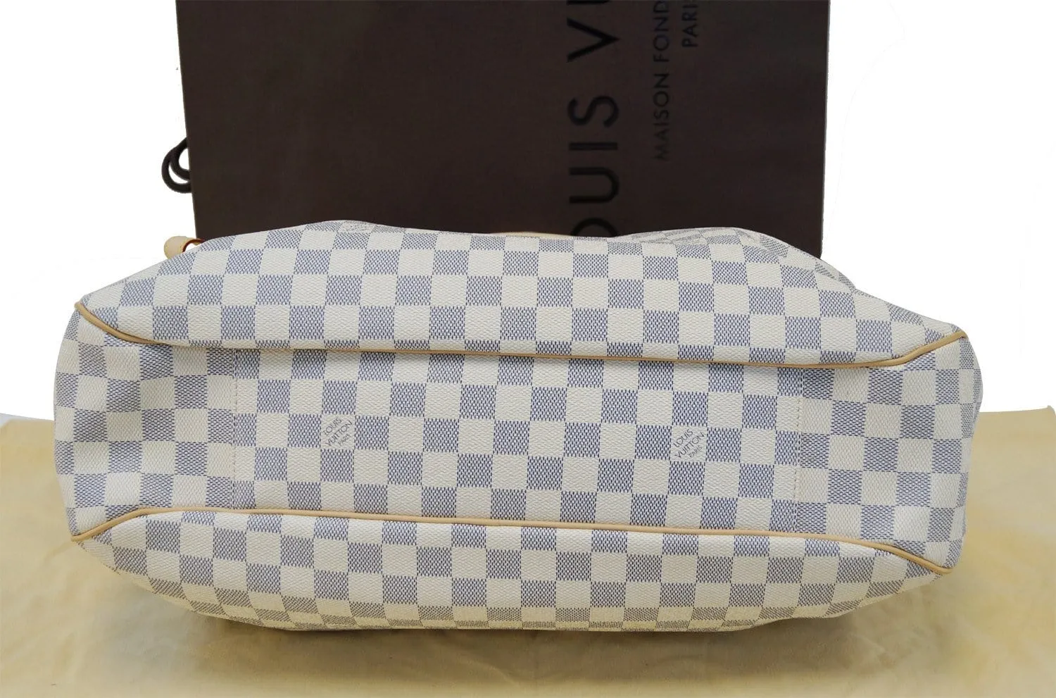 LOUIS VUITTON Damier Azur Evora GM Tote MINT Shoulder Bag