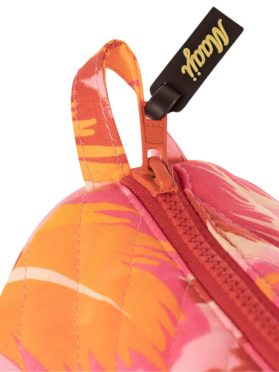 Lucy Large Pocket Bag in Pink Palms