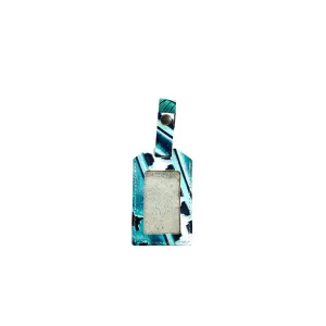 Luggage Tag - Grey Brindle w/ Glacier Park Navajo