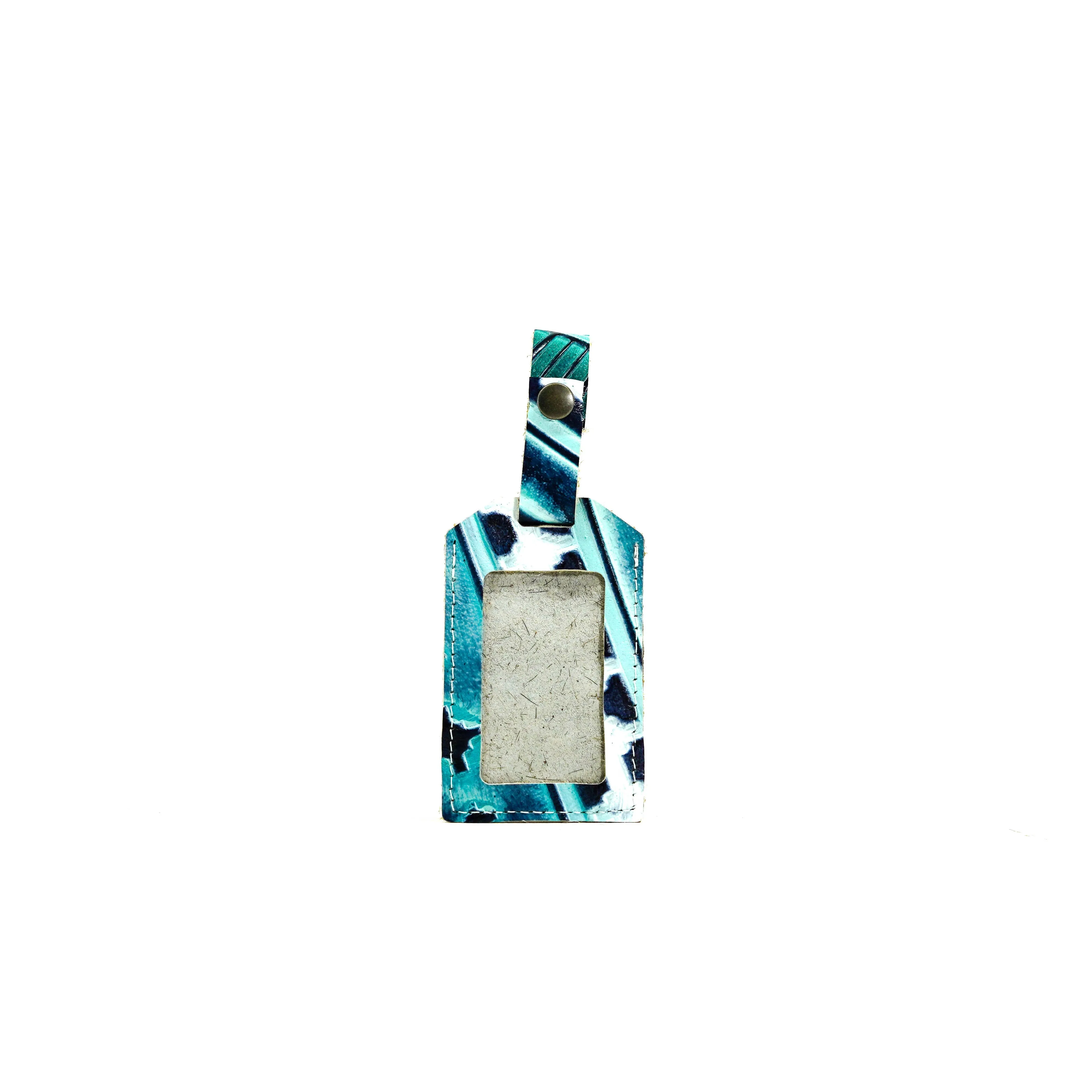 Luggage Tag - Grey Brindle w/ Glacier Park Navajo