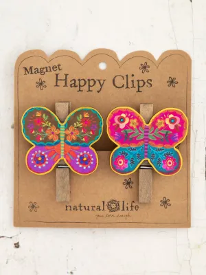 Magnet Bag Clips, Set of 2 - Butterfly