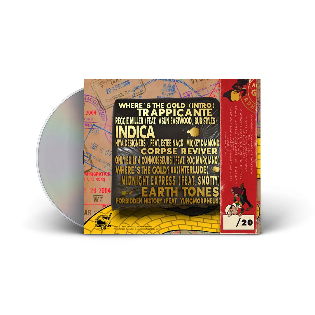 Maze Overlay x Sadhugold - Afghani Gold (Digipak CD With Obi Strip) (Bonus Track Feat. Roc Marci Produced By WahrSeason)
