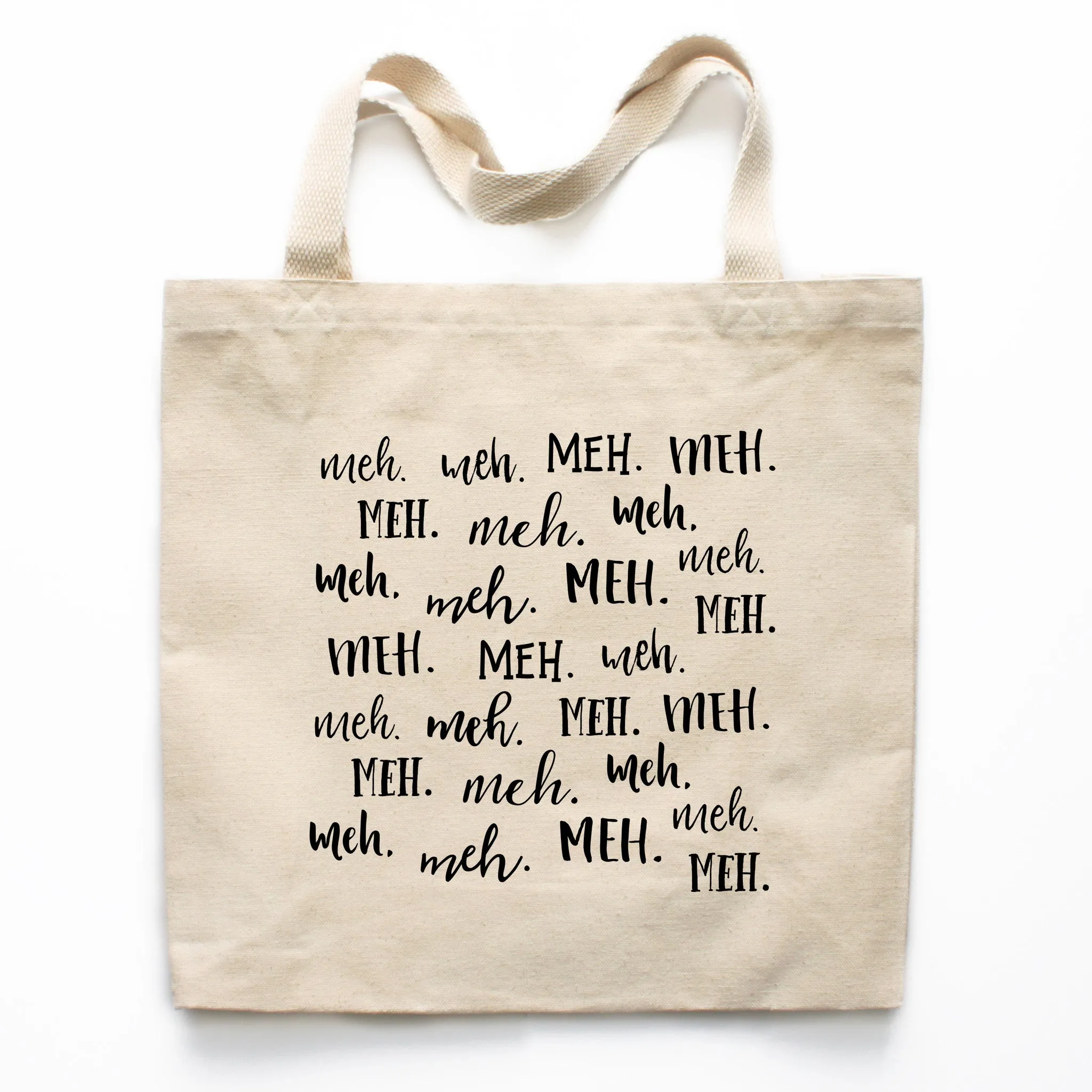 Meh Canvas Tote Bag
