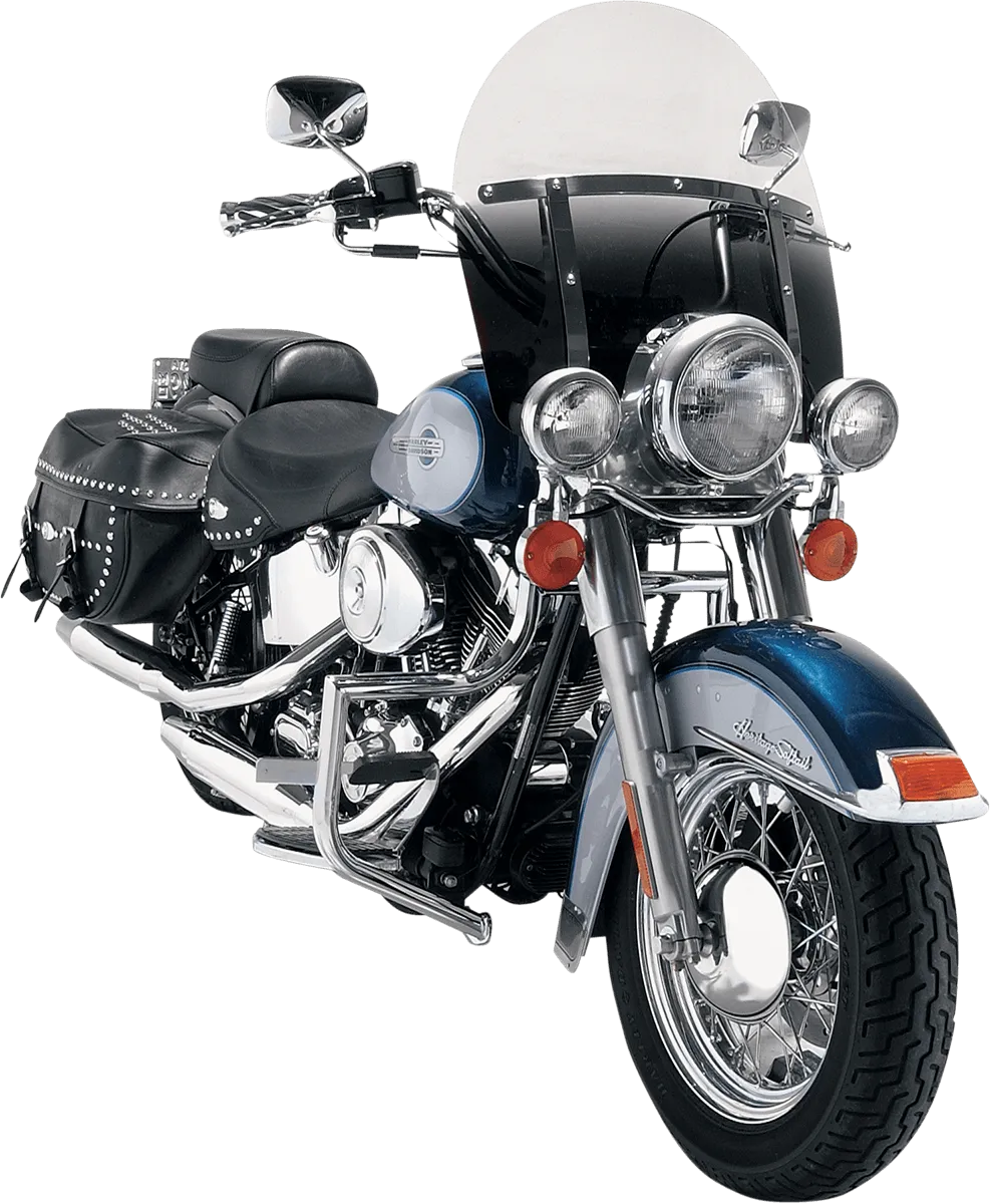 Memphis Shades MEP6281 Replacement Plastic for HD Quick-Release Compact Windshield - 17in. - Gradient Black