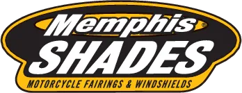 Memphis Shades MEP6281 Replacement Plastic for HD Quick-Release Compact Windshield - 17in. - Gradient Black