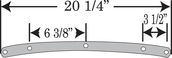 Memphis Shades MEP6281 Replacement Plastic for HD Quick-Release Compact Windshield - 17in. - Gradient Black