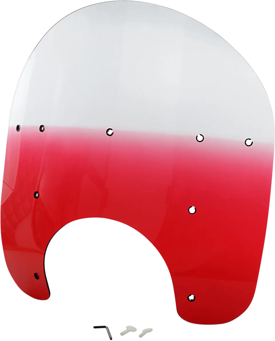 Memphis Shades MEP6284 Replacement Plastic for HD Quick-Release Compact Windshield - 17in. - Gradient Purple