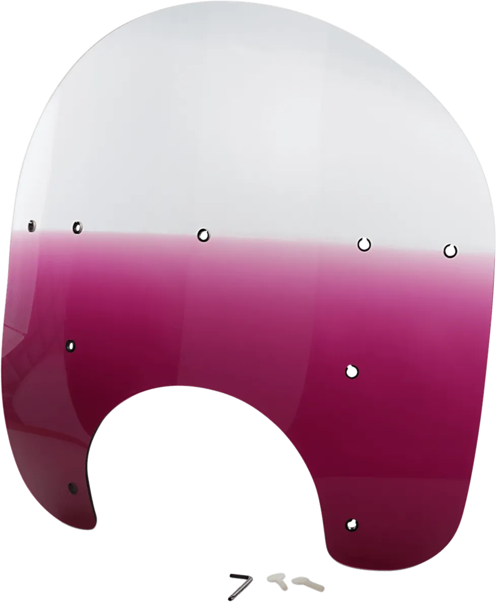 Memphis Shades MEP6284 Replacement Plastic for HD Quick-Release Compact Windshield - 17in. - Gradient Purple