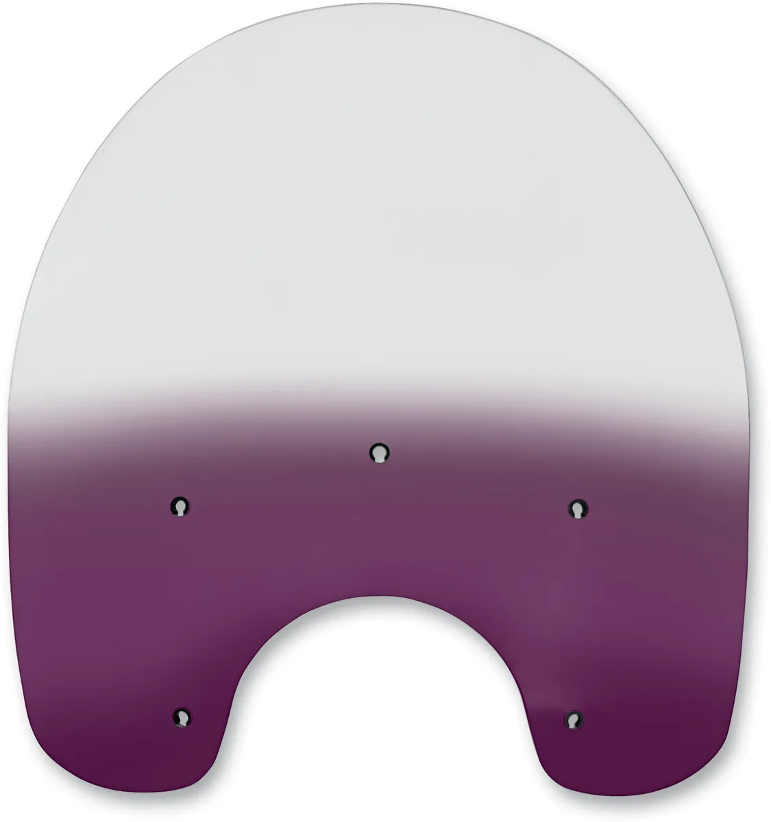 Memphis Shades MEP6284 Replacement Plastic for HD Quick-Release Compact Windshield - 17in. - Gradient Purple