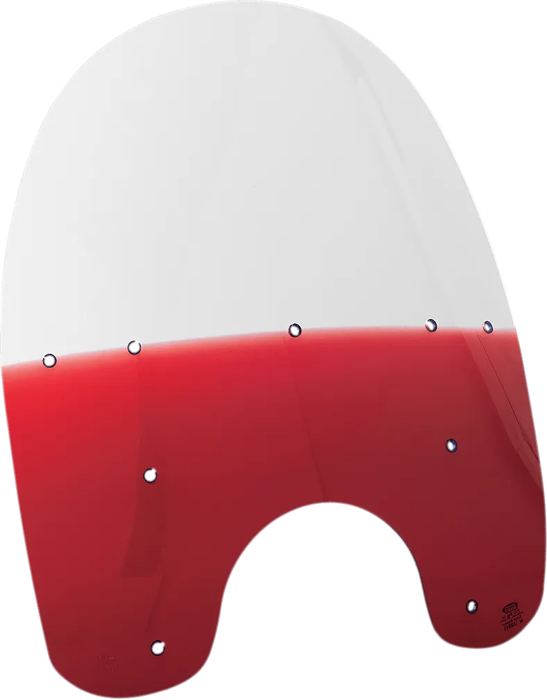 Memphis Shades MEP6284 Replacement Plastic for HD Quick-Release Compact Windshield - 17in. - Gradient Purple