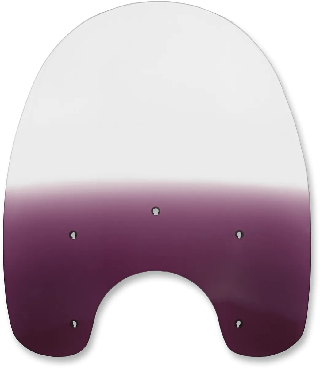 Memphis Shades MEP6284 Replacement Plastic for HD Quick-Release Compact Windshield - 17in. - Gradient Purple