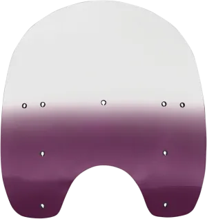 Memphis Shades MEP6284 Replacement Plastic for HD Quick-Release Compact Windshield - 17in. - Gradient Purple